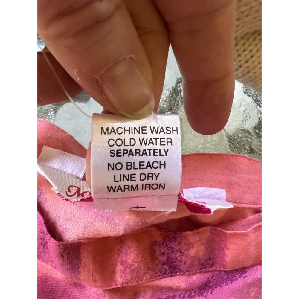 Miss Anastasia Hawaiian Village Print Maxi Skirt Pink Medium Sequins Beading NWT - Picture 12 of 16